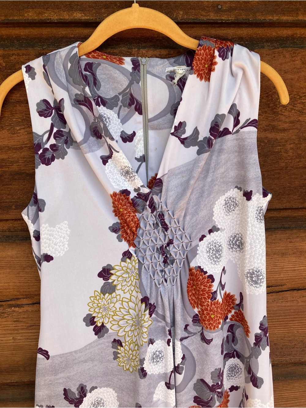 Retro Sleeveless Floral Maxi Dress - Picture 2 of 15